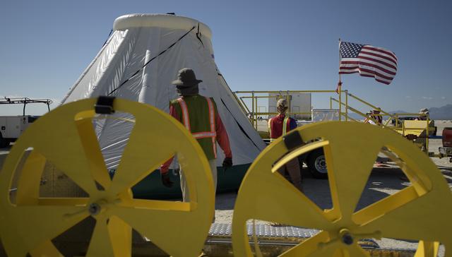 NASA image: Boeing CST-100 Starliner Landing Rehearsals