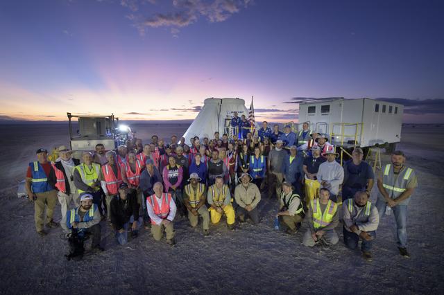 NASA image: Boeing CST-100 Starliner Landing Rehearsals