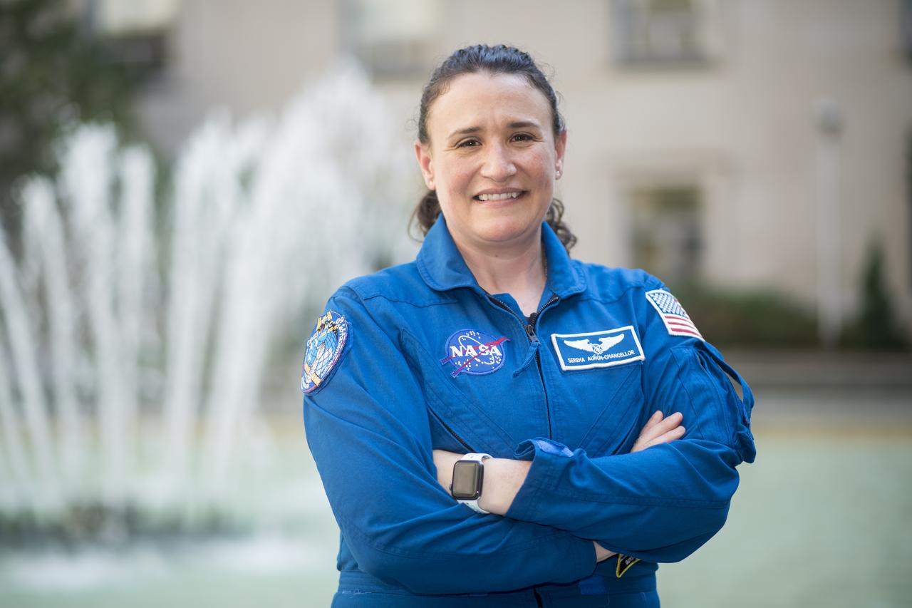 Portrait, NASA astronaut Dr. Serena Auñón-Chancellor, Wednesday, September 11, 2019 at the Rayburn House Office Building in Washington. Photo Credit: (NASA/Aubrey Gemignani)