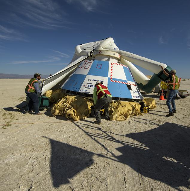 NASA image: Boeing CST-100 Starliner Landing Rehearsals
