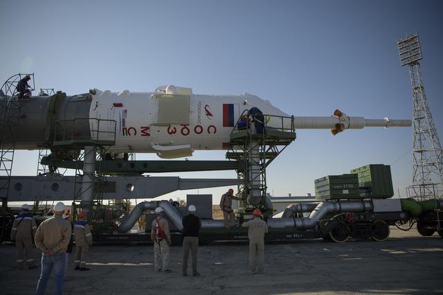 NASA image: Expedition 61 Soyuz Rollout