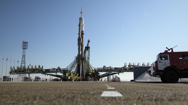 NASA image: Expedition 61 Soyuz Rollout