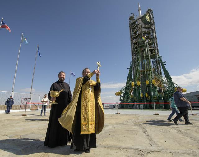 NASA image: Expedition 61 Soyuz Blessing