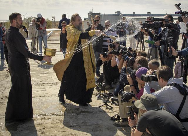 NASA image: Expedition 61 Soyuz Blessing