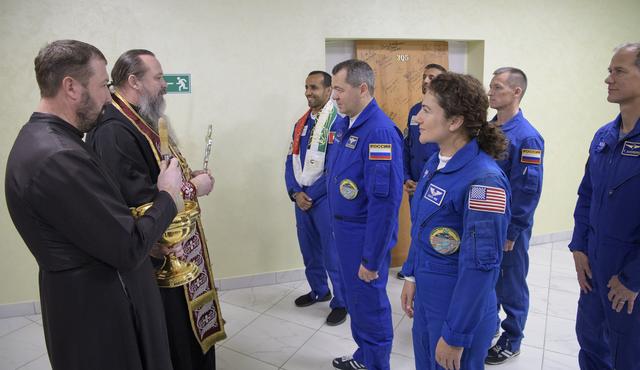 NASA image: Expedition 61 Crew Blessing