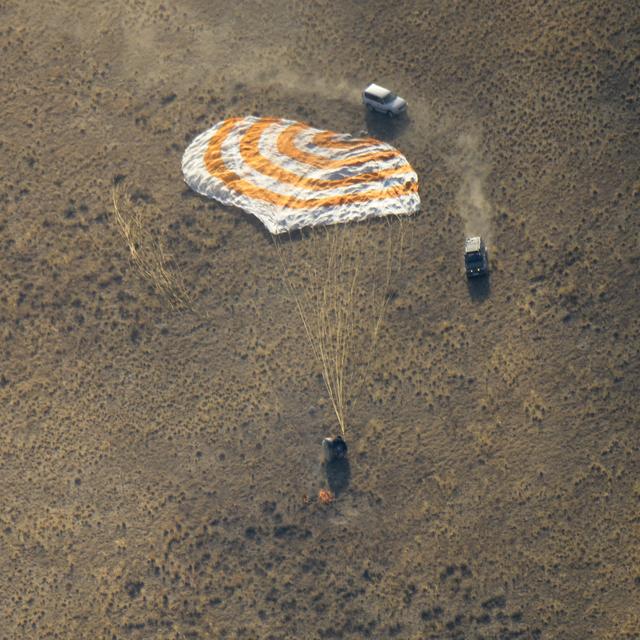 NASA image: Expedition 60 Soyuz MS-11 Landing