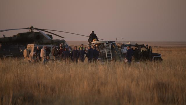 NASA image: Expedition 60 Soyuz MS-12 Landing
