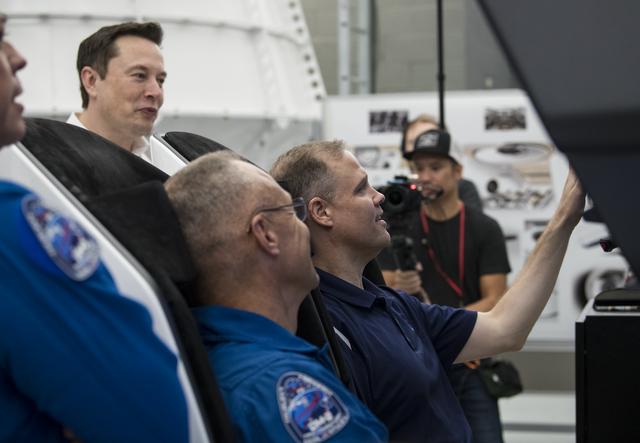 NASA Administrator Visits SpaceX HQ