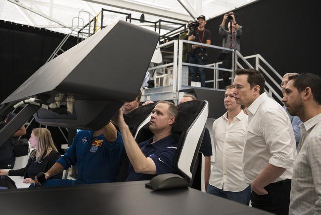 NASA Administrator Visits SpaceX HQ