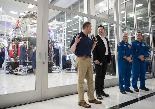 NASA image: NASA Administrator Visits SpaceX HQ