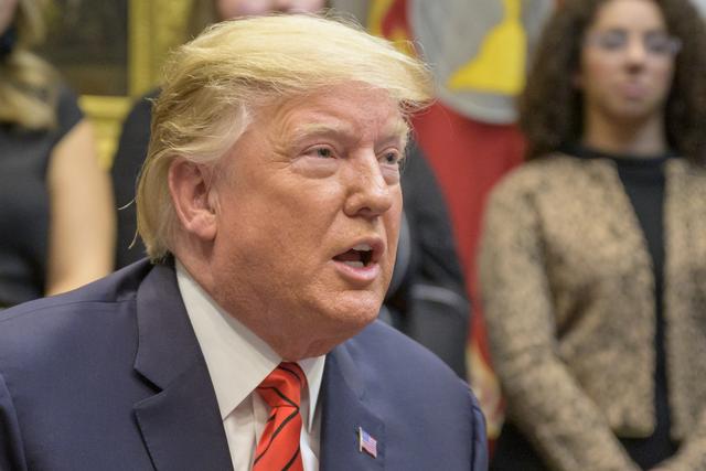 NASA image: President Trump Calls Astronauts During First All-Woman Spacewal