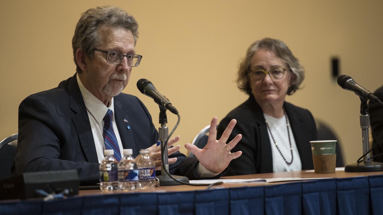 NASA Chief Scientist Jim Green is seen during a special session titled “Planetary Protection for the Future: Science, Exploration, and Commerce” at the 70th International Astronautical Congress, Thursday, Oct. 24, 2019 at the Walter E. Washington Convention Center in Washington. Photo Credit: (NASA/Joel Kowsky)