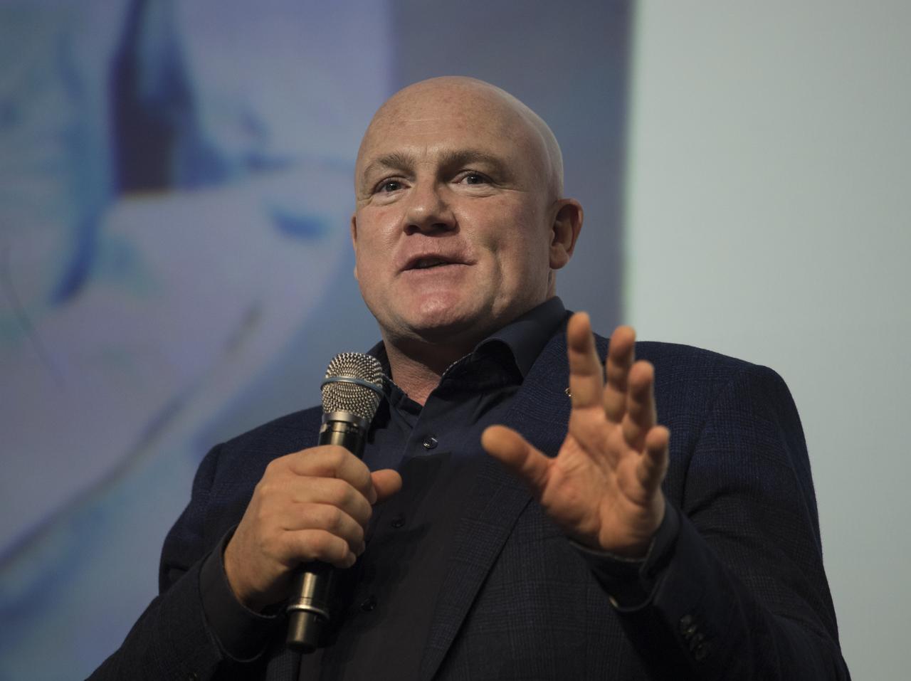 ESA (European Space Agency) astronaut, André Kuipers, speaks during an astronaut panel discussion at the 70th International Astronautical Congress, Friday, Oct. 25, 2019, at the Walter E. Washington Convention Center in Washington. Photo credit: (NASA/Aubrey Gemignani)