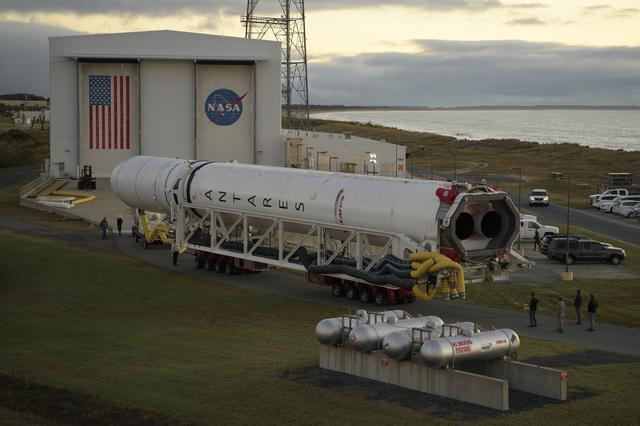 NASA image: Northrop Grumman Antares CRS-12 Rollout