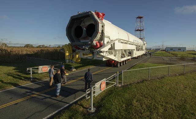 NASA image: Northrop Grumman Antares CRS-12 Rollout
