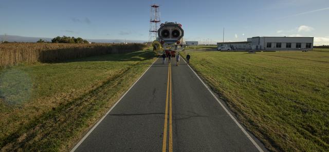 NASA image: Northrop Grumman Antares CRS-12 Rollout