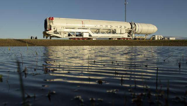 NASA image: Northrop Grumman Antares CRS-12 Rollout