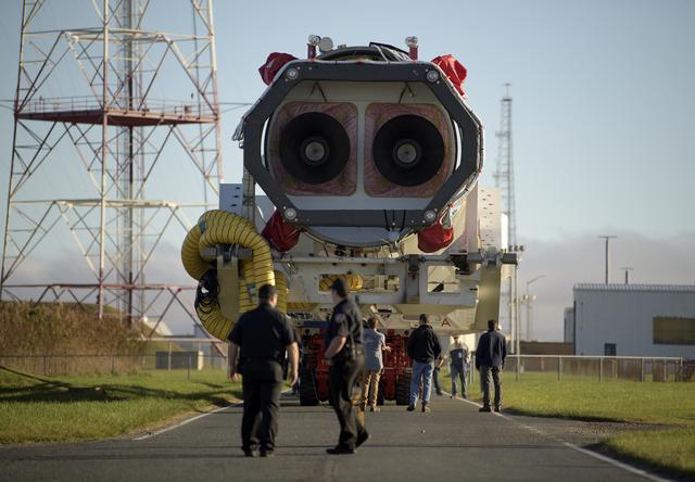 NASA image: Northrop Grumman Antares CRS-12 Rollout