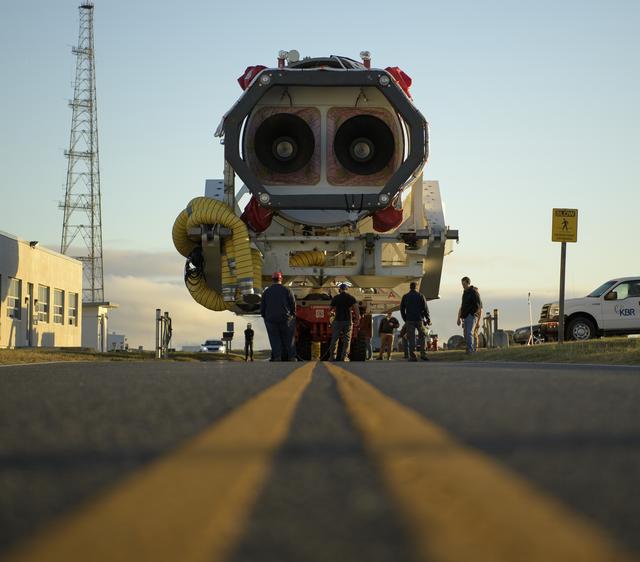 NASA image: Northrop Grumman Antares CRS-12 Rollout