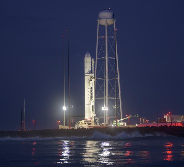 NASA image: Northrop Grumman Antares CRS-12 Prelaunch
