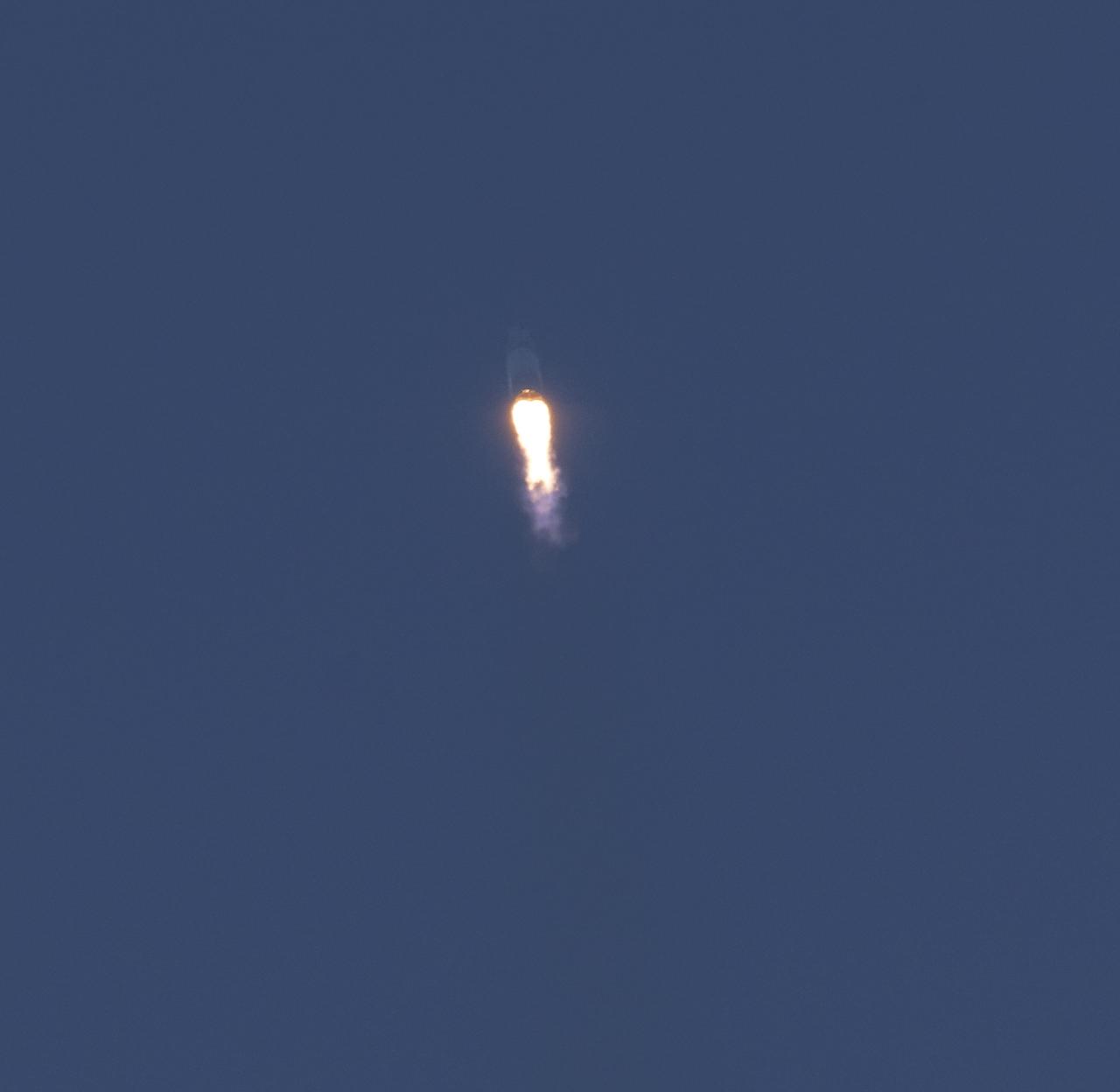 The Northrop Grumman Antares rocket, with Cygnus resupply spacecraft onboard, launches from Pad-0A of NASA's Wallops Flight Facility, Saturday, November 2, 2019, in Virginia.  Northrop Grumman’s 12th contracted cargo resupply mission with NASA to the International Space Station will deliver about 8,200 pounds of science and research, crew supplies and vehicle hardware to the orbital laboratory and its crew. Photo Credit: (NASA/Bill Ingalls)
