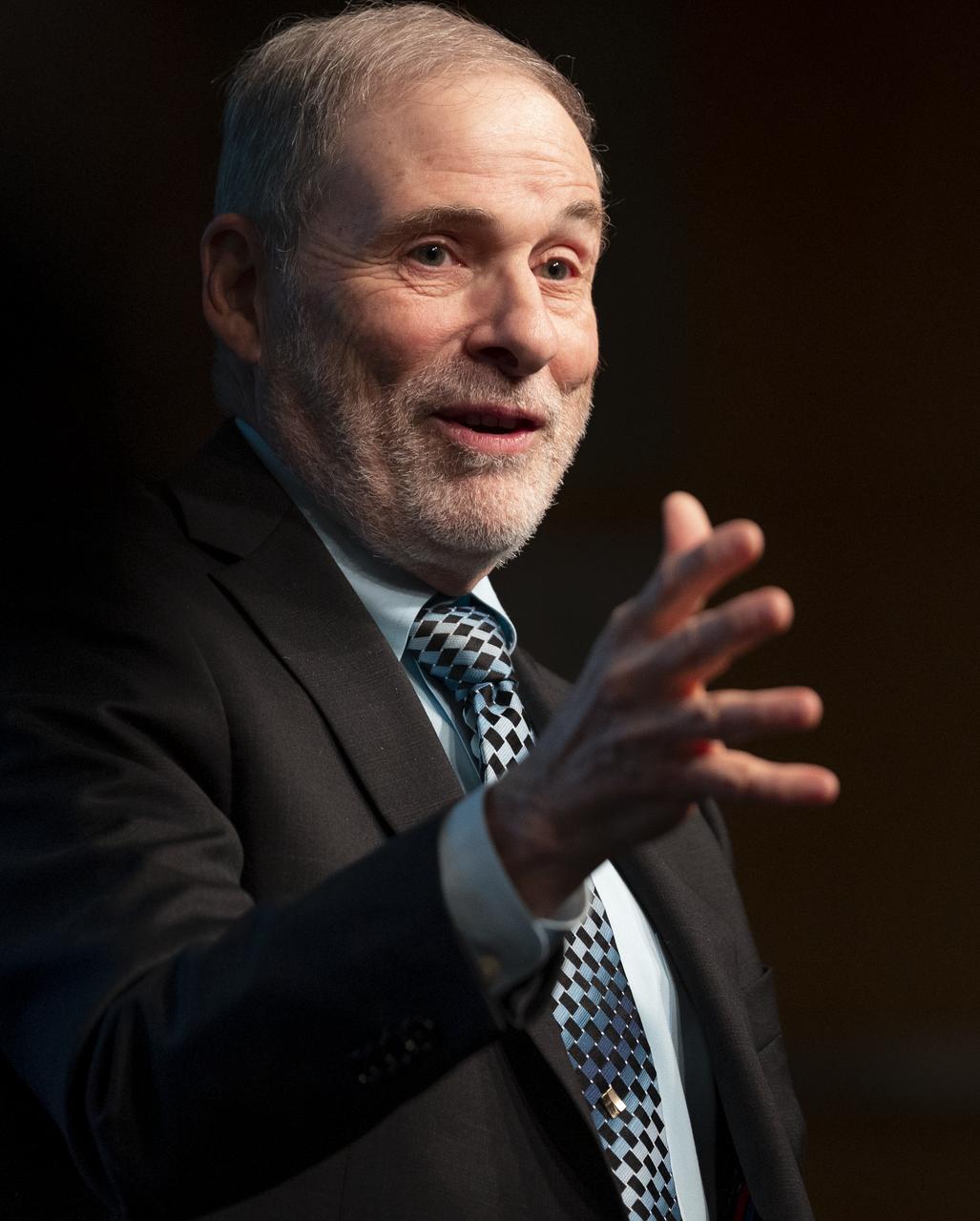 NASA Associate Administrator for the Human Exploration and Operations Mission Directorate Douglas Loverro is seen during a NASA town hall event, Tuesday, Dec. 3, 2019, at NASA Headquarters in Washington. Photo Credit: (NASA/Joel Kowsky)
