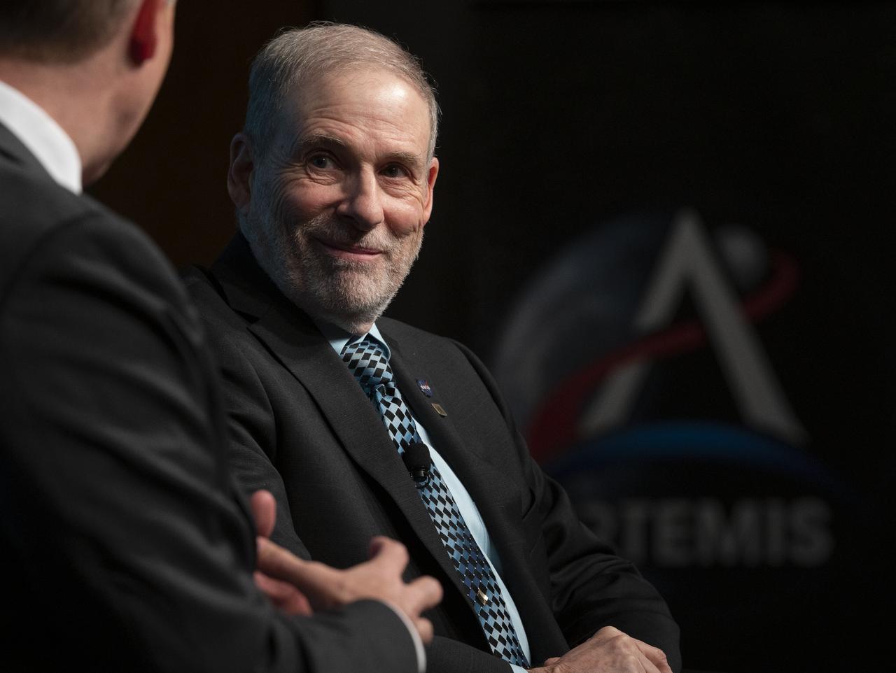 NASA Associate Administrator for the Human Exploration and Operations Mission Directorate Douglas Loverro is seen during a NASA town hall event, Tuesday, Dec. 3, 2019, at NASA Headquarters in Washington. Photo Credit: (NASA/Joel Kowsky)