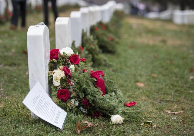 NASA image: Doug Wheelock Participates in Wreaths Across America Day