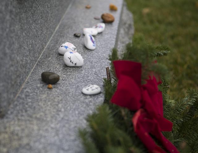 NASA image: Doug Wheelock Participates in Wreaths Across America Day