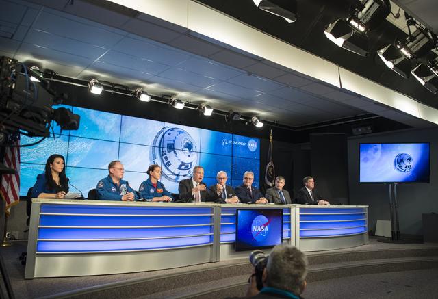 NASA image: Boeing Orbital Flight Test Press Conference