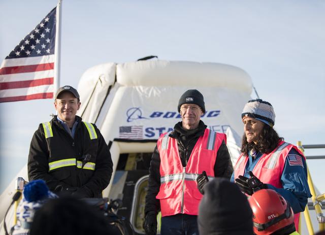 Boeing CST-100 Starliner Landing