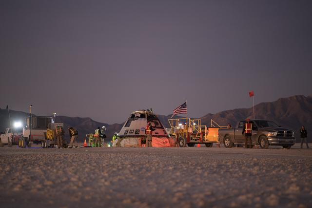 NASA image: Boeing CST-100 Starliner Landing