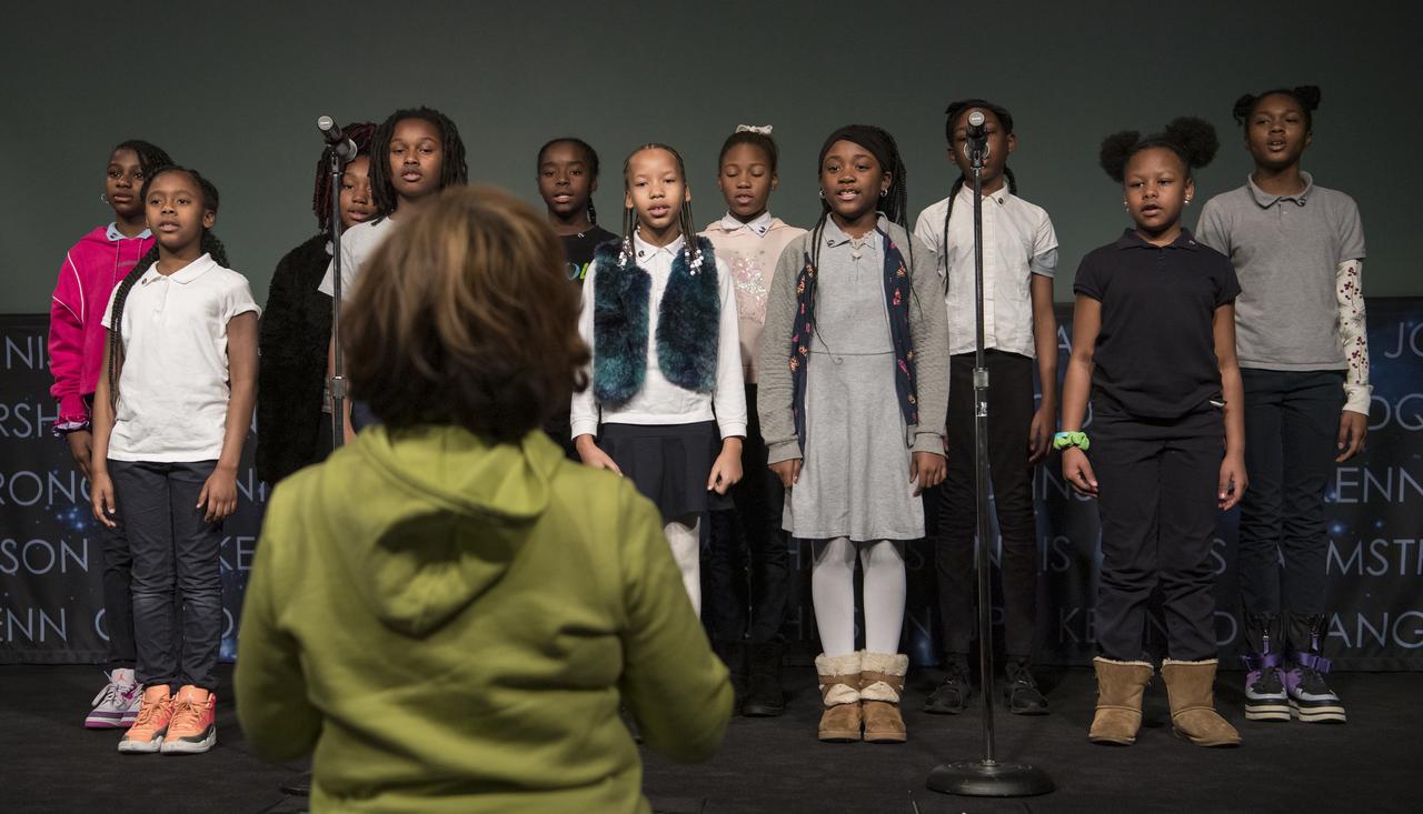 speaks at the MLK Day of Service, Tuesday, January 21, 2020 at NASA Headquarters in Washington. Photo Credit: (NASA/Aubrey Gemignani)