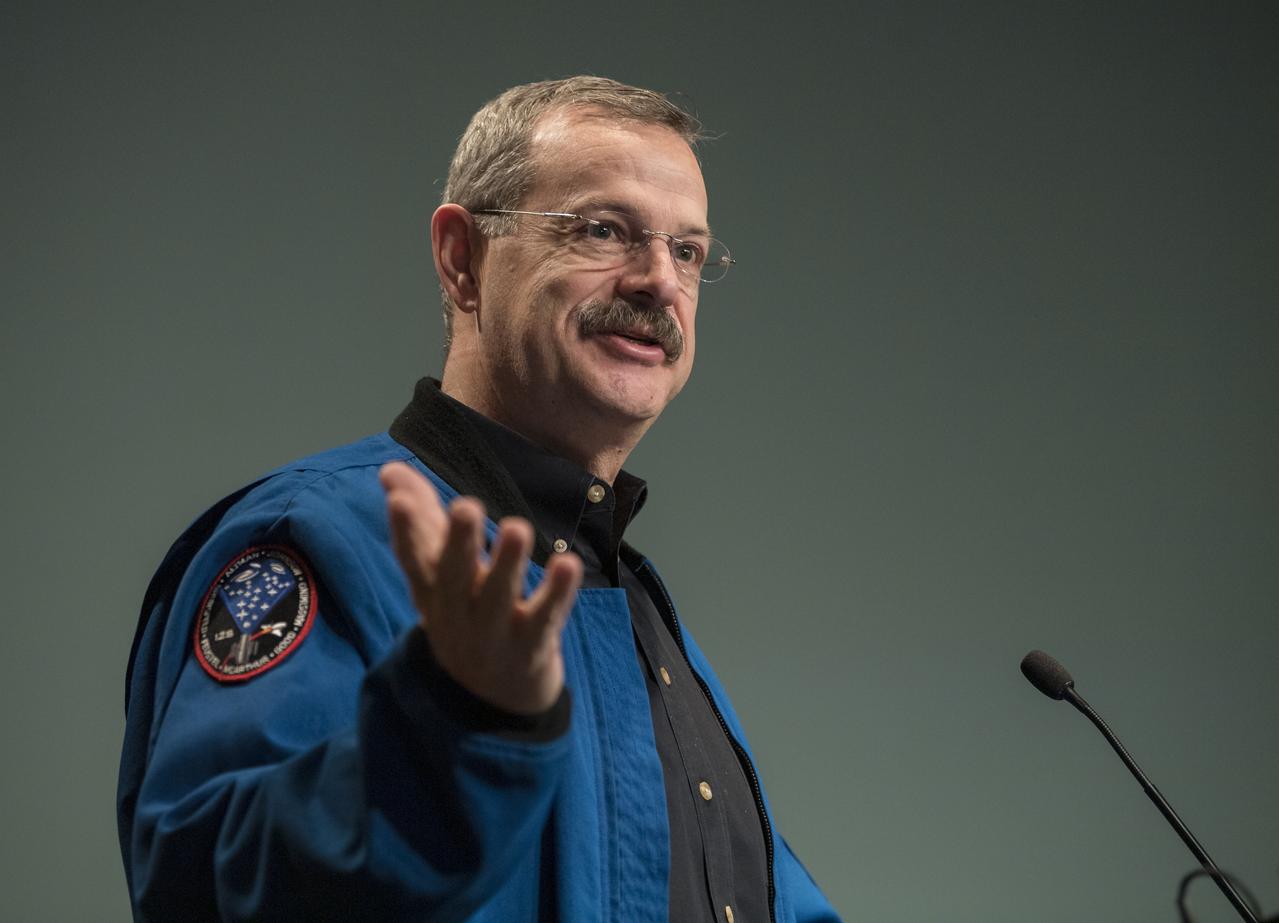 Former NASA astronaut Scott Altman speaks at the MLK Day of Service, Tuesday, January 21, 2020 at NASA Headquarters in Washington. Photo Credit: (NASA/Aubrey Gemignani)