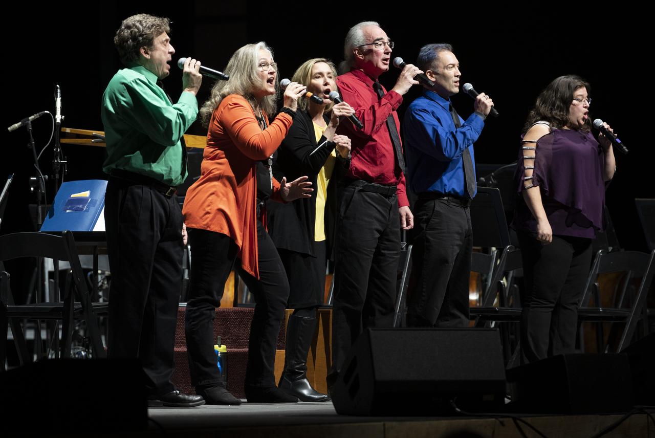 The Chromatics perform prior to a performance by National Symphony Orchestra of Gustav Holst’s “The Planets,” Wednesday, Jan. 22, 2020, at The Anthem in Washington, DC. Photo Credit: (NASA/Joel Kowsky)