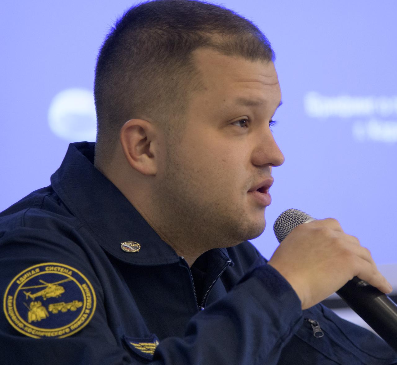 Deputy Head of Rosaviatsiya (Russian Federal Agency for Air Transport) Yadrov Victor Dmitrievich holds a Soyuz landing readiness meeting with teams from NASA, ESA, and Roscosmos Tuesday, Feb. 4, 2020, at the Cosmonaut Hotel in Karaganda, Kazakhstan. The teams are preparing for the Thursday, February 6th landing of Expedition 61 crew members Christina Koch of NASA, Alexander Skvortsov of the Russian space agency Roscosmos, and Luca Parmitano of ESA (European Space Agency). Koch will be returning to Earth after logging 328 days in space --- the longest spaceflight in history by a woman --- as a member of Expeditions 59-60-61 on the International Space Station. Skvortsov and Parmitano will be returning after 201 days in space where they served as Expedition 60-61 crew members onboard the station. Photo Credit: (NASA/Bill Ingalls)