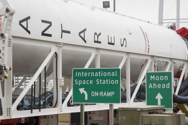 NASA image: Northrop Grumman Antares CRS-13 Rollout