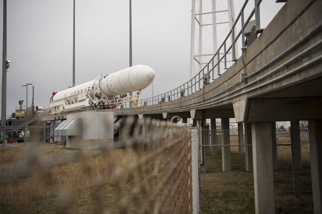 NASA image: Northrop Grumman Antares CRS-13 Rollout