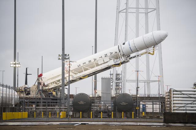 NASA image: Northrop Grumman Antares CRS-13 Prelaunch