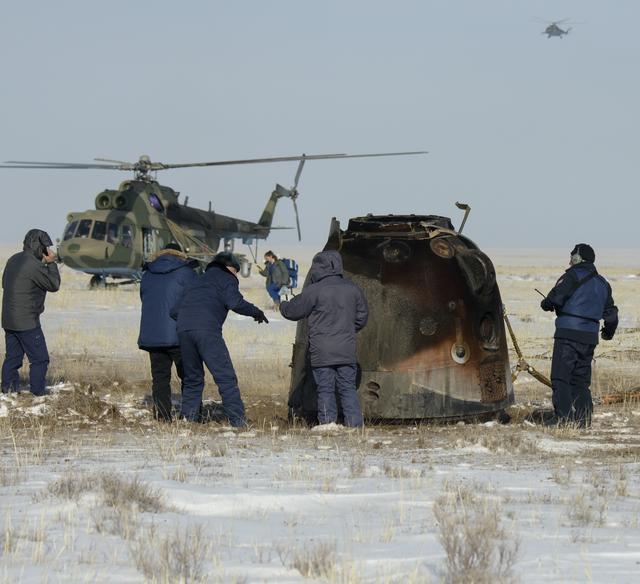 NASA image: Expedition 61 Soyuz Landing