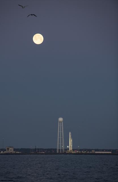 NASA image: Northrop Grumman Antares CRS-13 Prelaunch
