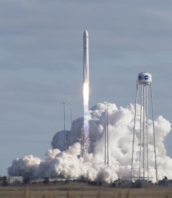 NASA image: Northrop Grumman Antares CRS-13 Launch