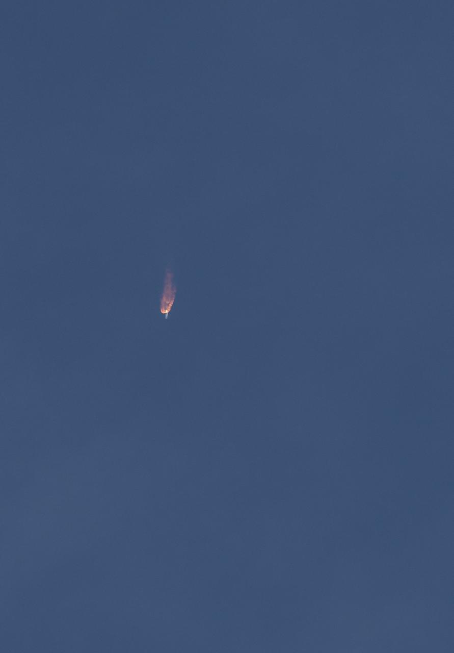 The Northrop Grumman Antares rocket, with Cygnus resupply spacecraft onboard, launches from Pad-0A, Saturday, Feb. 15, 2020 at NASA's Wallops Flight Facility in Virginia. Northrop Grumman's 13th contracted cargo resupply mission for NASA to the International Space Station will deliver more than 7,500 pounds of science and research, crew supplies and vehicle hardware to the orbital laboratory and its crew. Photo Credit: (NASA/Aubrey Gemignani)