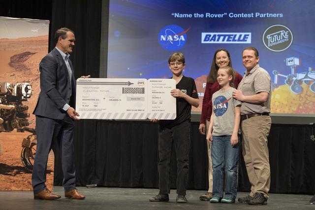 NASA image: Mars 2020 Rover Name Announcement