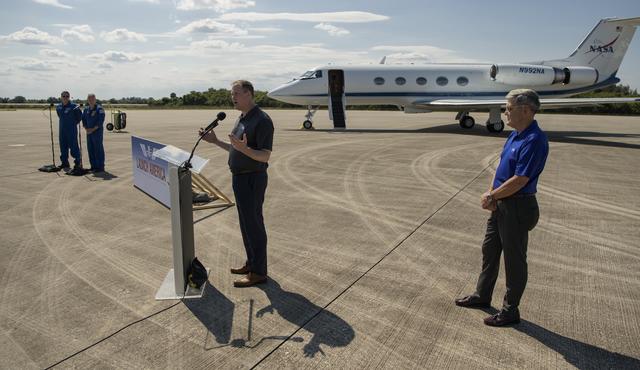 NASA image: SpaceX Demo-2 Crew Arrival