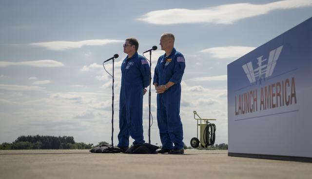 NASA image: SpaceX Demo-2 Crew Arrival