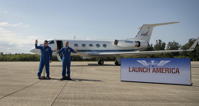 NASA image: SpaceX Demo-2 Crew Arrival