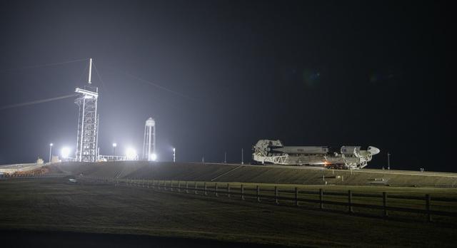 NASA image: SpaceX Demo-2 Rollout