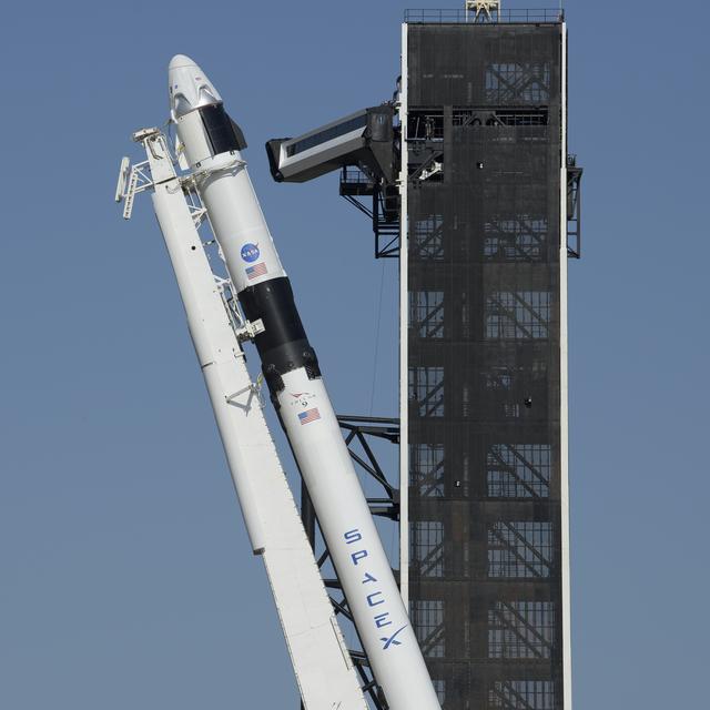 NASA image: SpaceX Demo-2 Rollout