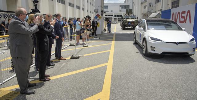 NASA image: SpaceX Demo-2 Crew Walkout